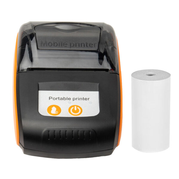 Portable Receipt Printer 58mm Mini Thermal Printing Wireless BT USB Mobile Printer with 2 Inch Thermal Paper Roll Compatible with Android/iOS/Windows System for Small Business Restaurant Retail - Image 3