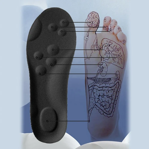 High Elasticity Latex Sport Insoles Soft Shoe Pads Arch Support Orthotic Insoles Breathable Deodorant Shock Absorption Cushion - Image 3