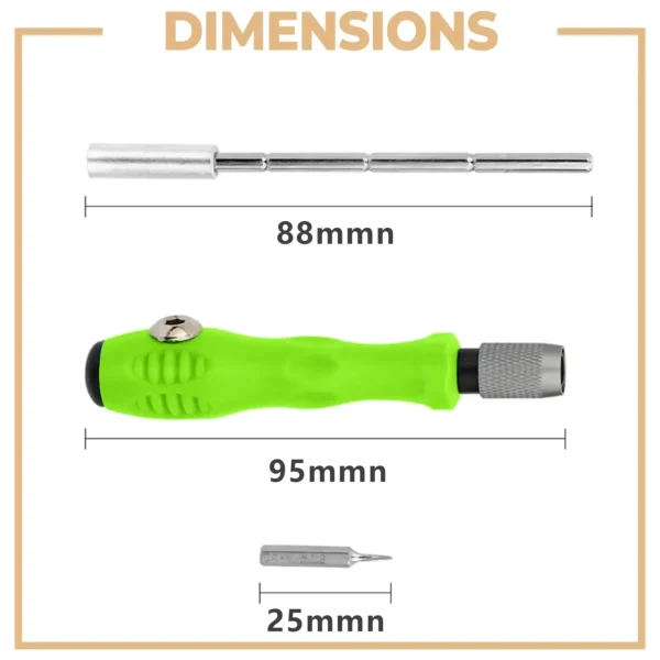 Mini 32-in-1 Precision Screwdriver Set Magnetic Phillips Bits Multifunctional Hand Repair Tool Kit for Phone Watch Glasses PC - Image 6