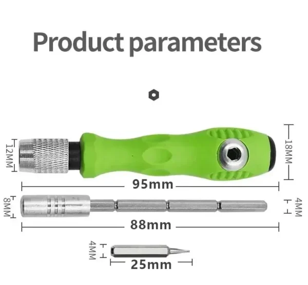 Mini 32-in-1 Precision Screwdriver Set Magnetic Phillips Bits Multifunctional Hand Repair Tool Kit for Phone Watch Glasses PC - Image 16