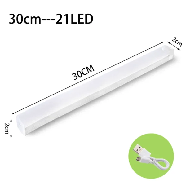 LED Motion Sensor Light Wireless LED Night Light Type C Rechargeable Light Cabinet Wardrobe Lamp Staircase Backlight For Kitchen - Image 7