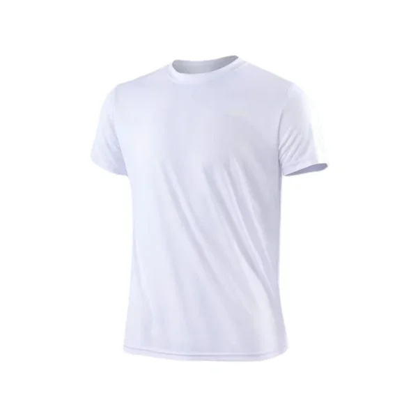 Men's Quick Dry Short Sleeve Gym Running Moisture Wicking Round Neck T-Shirt Training Exercise Gym Sport Shirt Tops Lightweight - Image 10