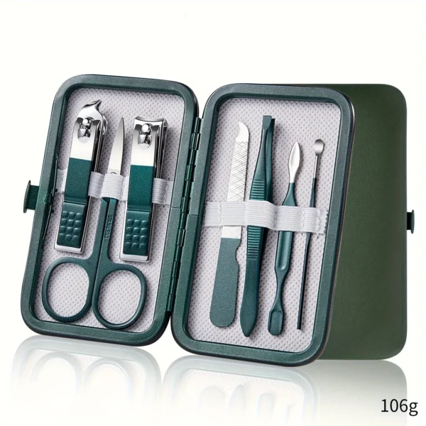 Professional 7/10/12/18 Piece Nail Care Kit Stainless Steel Manicure & Pedicure Set Nail Clipper Set with Travel Case - Image 10