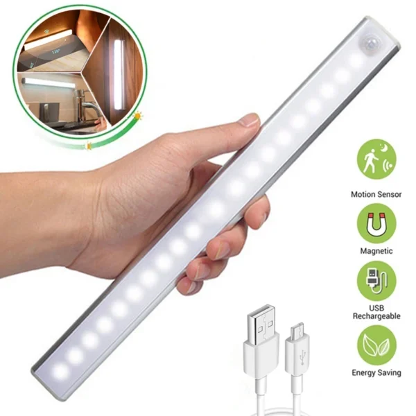 Motion Sensor Light Wireless LED Night Light Type C Rechargeable Light Cabinet Wardrobe Lamp Staircase Backlight For Kitchen LED - Image 11