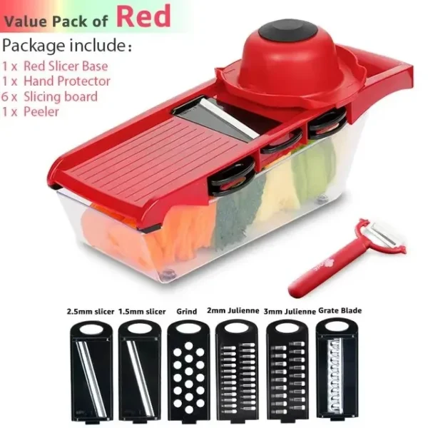 Vegetable Chopper Multifunctional Grater Cutter Kitchen Accessories Manual Fruit Slicer Potatos Shredders Cheese Onions Slicers - Image 7