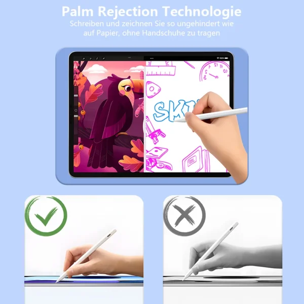 Stylus Pen For Apple Pencil with LED Power Indicators Palm Rejection Touch Pencil for 2022 2021 2020 2019 2018 iPad pencil - Image 17