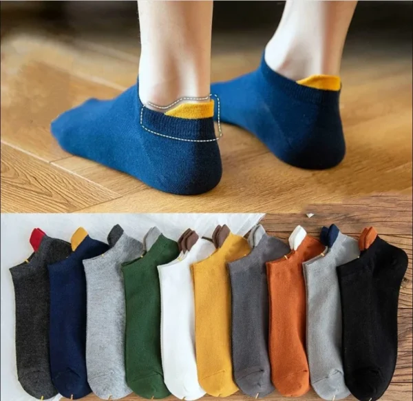 5Pairs Breathable Cotton Sports Stockings Men Bamboo Fiber Autumn and Winter Men Socks Sweat Absorption Deodorant Business Sox - Image 35