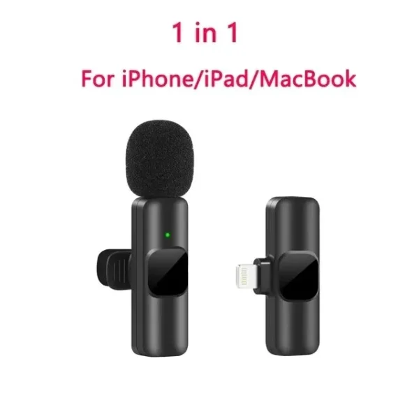 New Wireless Lavalier Microphone Portable Audio Video Recording Mini Mic for iPhone Android Live Broadcast Gaming Phone Mic - Image 8