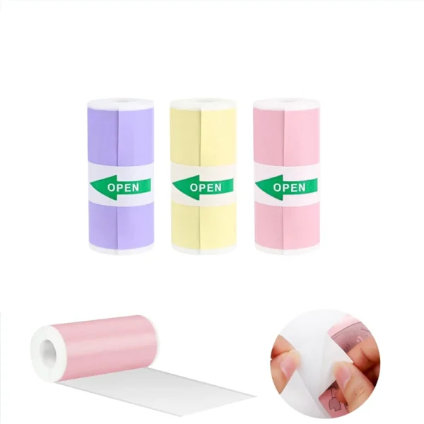 3 Rolls of Mini Printer Paper, Thermal Paper, Printable Stickers for Pocket Thermal Printers - Image 10