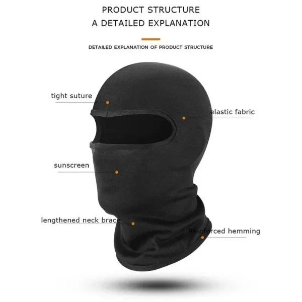 Balaclava Cycling Caps for Men Bicycle Travel Quick Dry Dustproof Face Cover Sun Protection Hat Windproof Sports Hood Ski Mask - Image 5