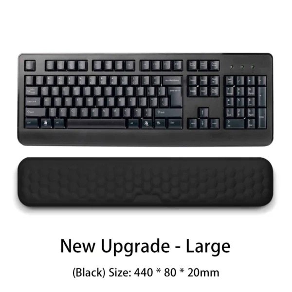 Keyboard mouse wrist rest ergonomic office typing protect relax wrist memory foam mouse pad computer notebook mouse pad - Image 13