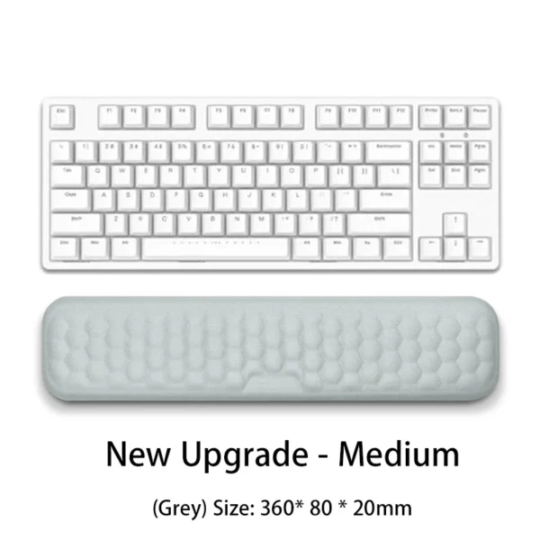 Keyboard mouse wrist rest ergonomic office typing protect relax wrist memory foam mouse pad computer notebook mouse pad - Image 17