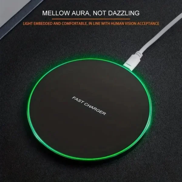 30W Wireless Charger For iPhone 15 14 13 12 X Pro Max Induction Fast Charging Pad Dock Station For Samsung S23 S22 Xiaomi Huawei - Image 5