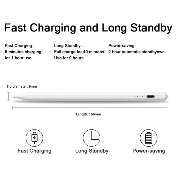 Universal Stylus Pen For Android IOS Capacitive Screen Touch Pen For iPad Apple Pencil For Huawei Xiaomi Samsung Tablet Pen - Image 19