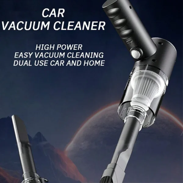 3 In 1 Integrated Suction And Blowing Vacuum Combination Vacuum Cleaner USB Charging Small Car Household Vacuum Cleaner - Image 13