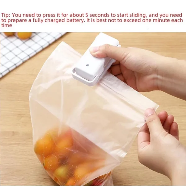 Mini Heat Bag Sealing Machine Package Sealer Bags Thermal Plastic Food Bag Closure Portable Sealer Food Packaging Heat Sealer - Image 11