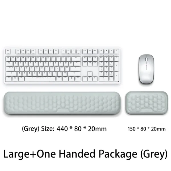 Keyboard mouse wrist rest ergonomic office typing protect relax wrist memory foam mouse pad computer notebook mouse pad - Image 7