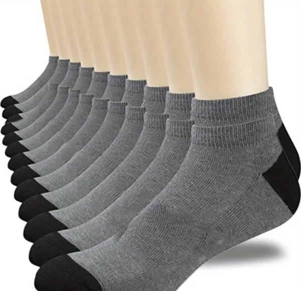 5Pairs Breathable Cotton Sports Stockings Men Bamboo Fiber Autumn and Winter Men Socks Sweat Absorption Deodorant Business Sox - Image 38