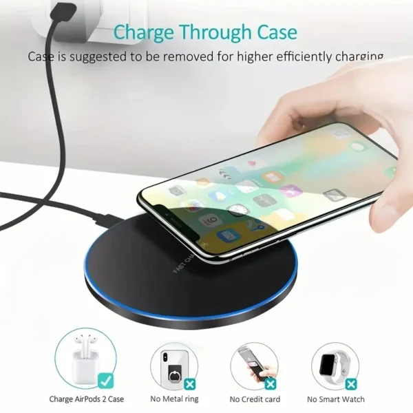 30W Wireless Charger For iPhone 15 14 13 12 X Pro Max Induction Fast Charging Pad Dock Station For Samsung S23 S22 Xiaomi Huawei - Image 24