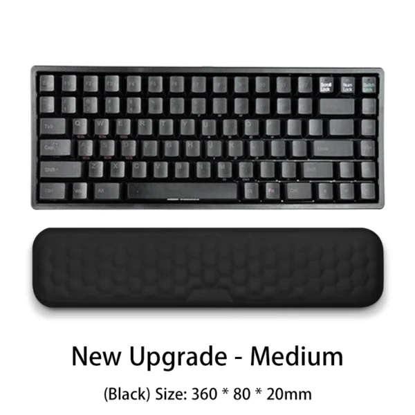 Keyboard mouse wrist rest ergonomic office typing protect relax wrist memory foam mouse pad computer notebook mouse pad - Image 11