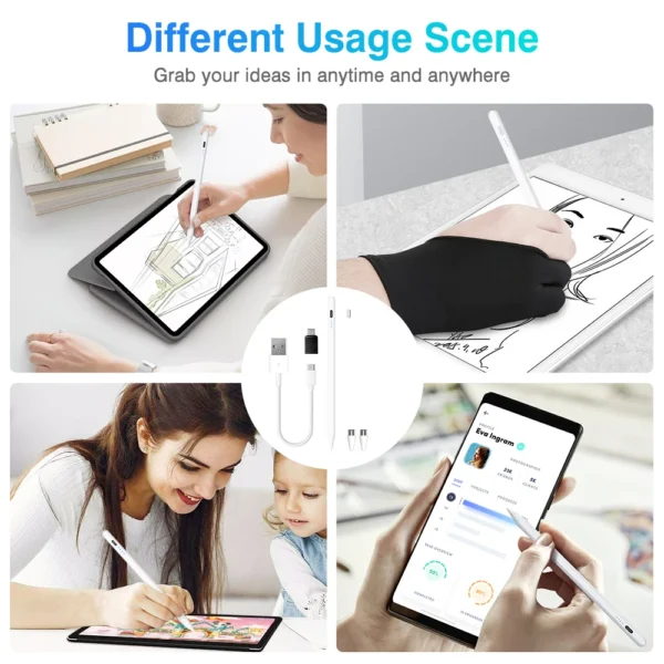 Universal Stylus Pen For Android IOS Capacitive Screen Touch Pen For iPad Apple Pencil For Huawei Xiaomi Samsung Tablet Pen - Image 17