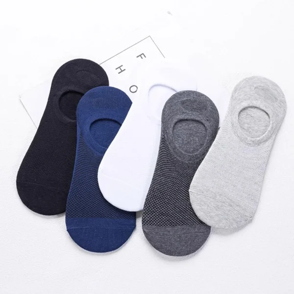 5Pairs Breathable Cotton Sports Stockings Men Bamboo Fiber Autumn and Winter Men Socks Sweat Absorption Deodorant Business Sox - Image 13