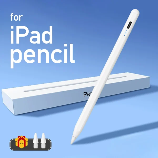 Stylus Pen For Apple Pencil with LED Power Indicators Palm Rejection Touch Pencil for 2022 2021 2020 2019 2018 iPad pencil