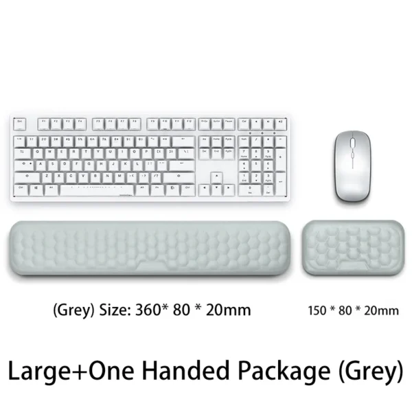 Keyboard mouse wrist rest ergonomic office typing protect relax wrist memory foam mouse pad computer notebook mouse pad - Image 12