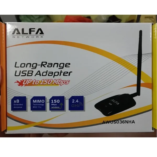 ALFA AWUS036NHA AR9271 Chipset WiFi Adapter 802.11b/g/n For BT5 (BackTrack 5), Kali Linux, Aircrack-NG, UBUNTU - Image 2